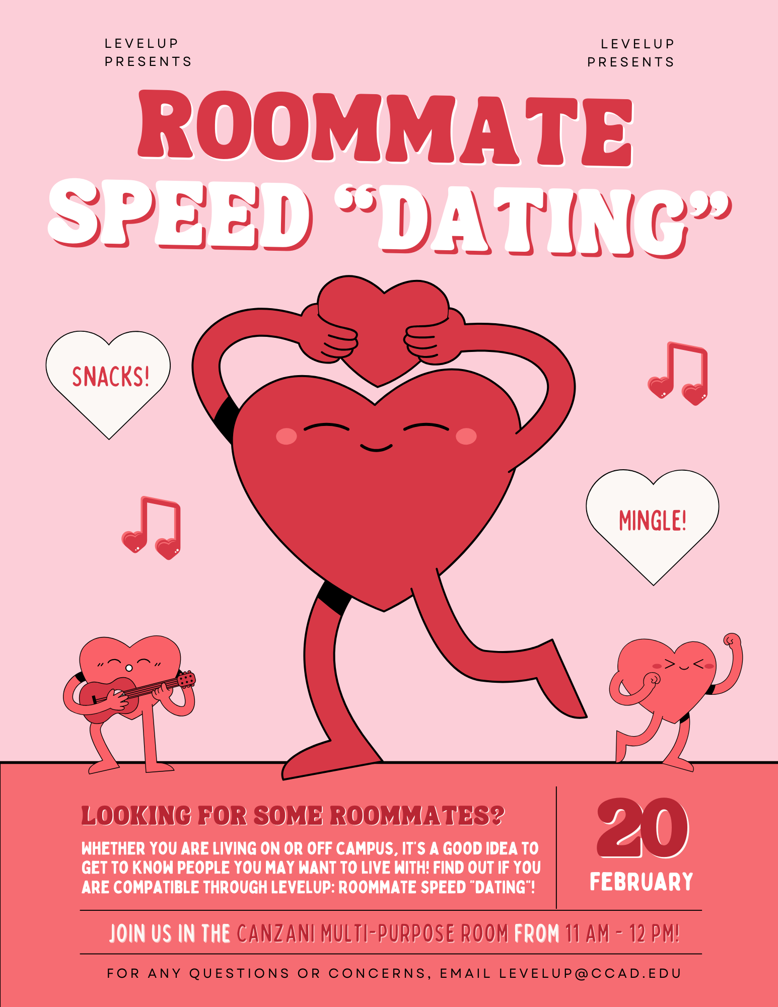 LevelUp Roommate Speed Dating