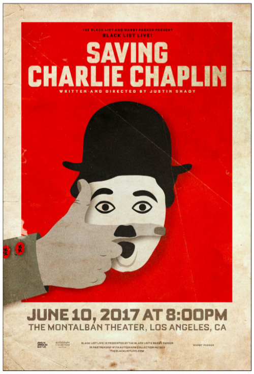 Life at CCAD, Justin Shady, Charlie Chaplin Poster