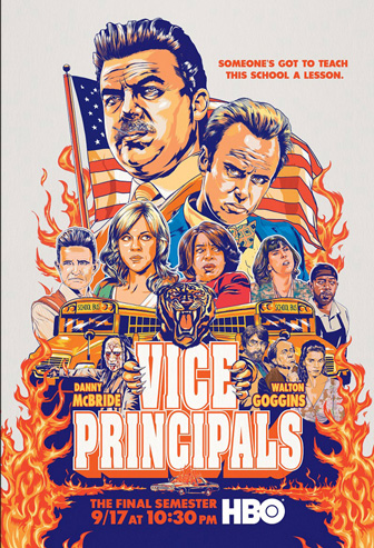 Life at CCAD, Vice Principals poster for HBO by CCAD alum Erik Rose