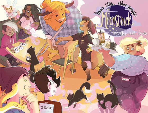 Illustration, Comics and Narrative Practices, CCAD Moonstruck Illustration