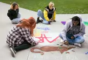 Wellness Week chalk