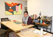Julie Abijanac in studio
