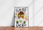 India Orban won an Addy for this Guac Fest poster design