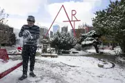 boy in snow