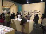 people in gallery