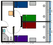 Schottenstein Residence Hall floor plan