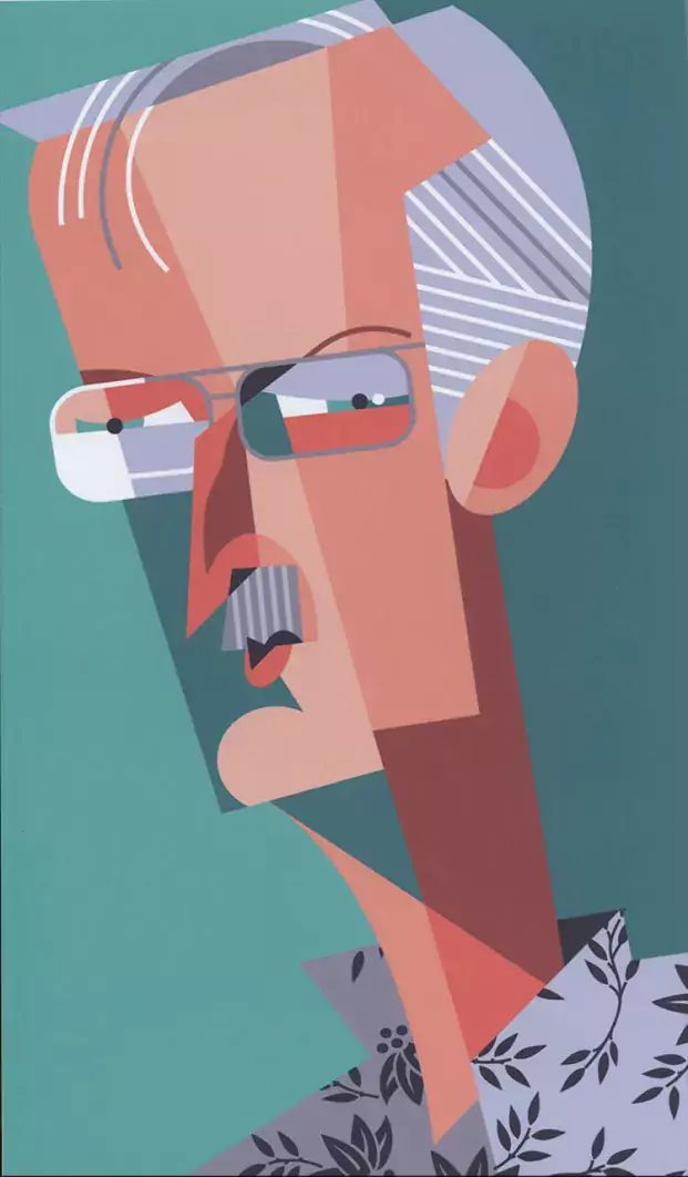 John Musker Caricature by Pablo Lobato