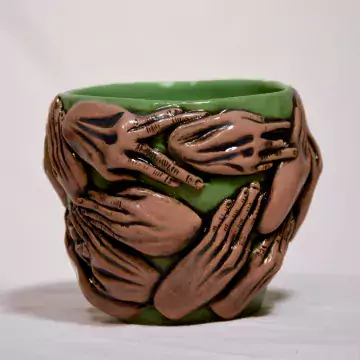 handsy mug for art fair